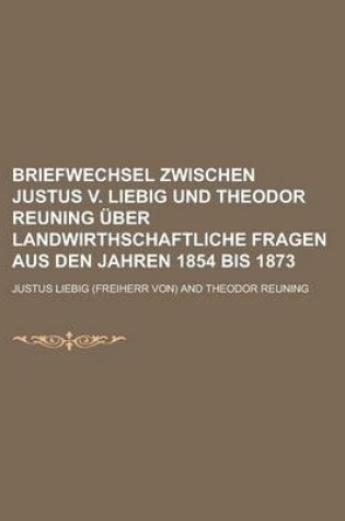 Cover of Briefwechsel Zwischen Justus V. Liebig Und Theodor Reuning Uber Landwirthschaftliche Fragen Aus Den Jahren 1854 Bis 1873