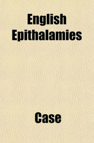 Cover of English Epithalamies