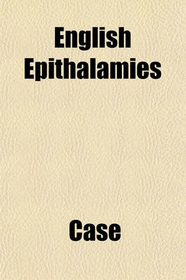 Book cover for English Epithalamies