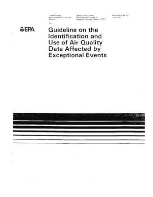 Book cover for Guideline on the Identification and Use of Air Quality Data Affected by Exceptional Events