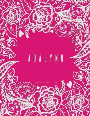 Book cover for Adalynn Journal, Dot Grid, Hot Pink