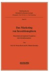 Book cover for Das Marketing von Investitionsgütern