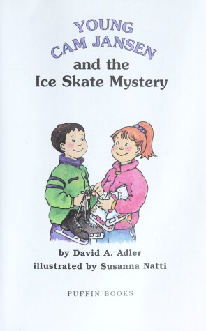 Book cover for Young CAM Jansen & the Ice Ska