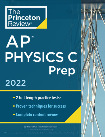 Book cover for Princeton Review AP Physics C Prep, 2022