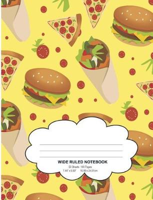 Book cover for Tacos Burgers And Pizza Food Rain