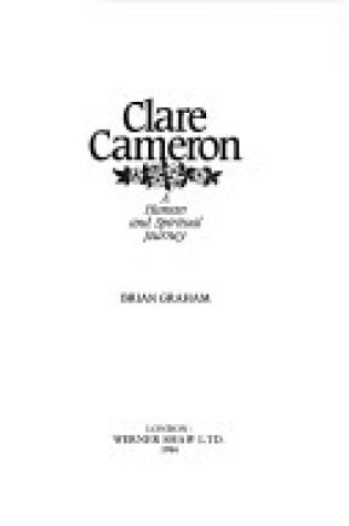 Cover of Clare Cameron