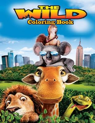 Book cover for The Wild Coloring book