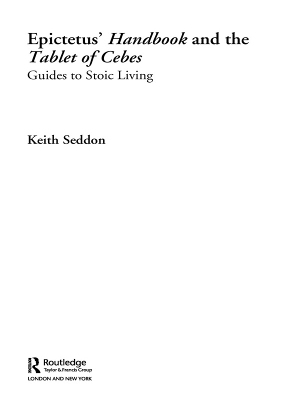 Book cover for Epictetus' Handbook  and the Tablet of Cebes