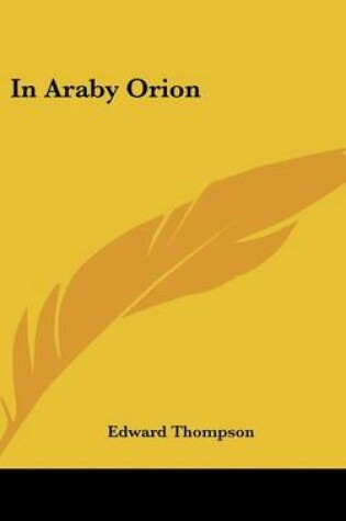 Cover of In Araby Orion