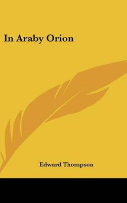 Book cover for In Araby Orion