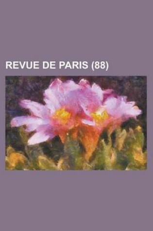 Cover of Revue de Paris (88)