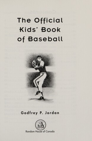 Book cover for Official Kid's Book of Baseball
