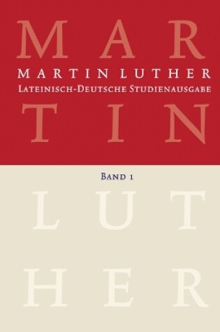 Cover of Lateinisch-Deutsche Studienausgabe / Martin Luther