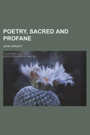 Cover of Poetry, Sacred and Profane