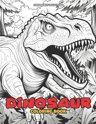 Book cover for Dinosaur Coloring Book