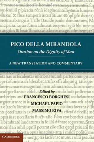 Cover of Pico Della Mirandola: Oration on the Dignity of Man