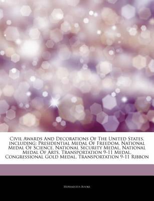 Cover of Articles on Civil Awards and Decorations of the United States, Including