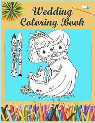 Book cover for Wedding Coloring Book