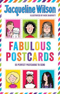 Book cover for Jacqueline Wilson: Fabulous Postcards