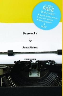 Book cover for Dracula (Annotated) - Including Free Study Guide!