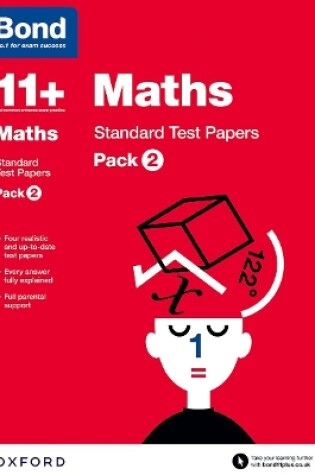Cover of Bond 11+: Maths: Standard Test Papers: For 11+ GL assessment and Entrance Exams