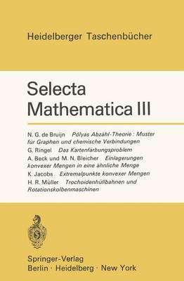 Book cover for Selecta Mathematica III