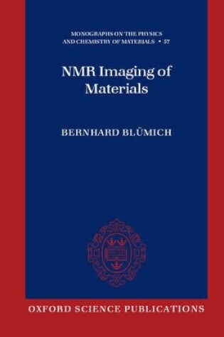 Cover of NMR Imaging of Materials