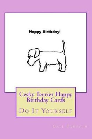 Cover of Cesky Terrier Happy Birthday Cards