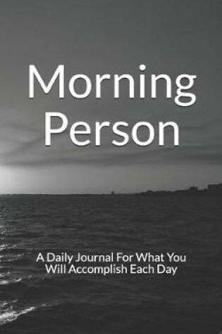 Cover of Morning Person Journal