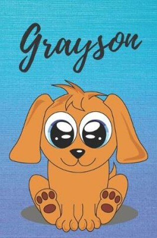 Cover of Grayson dog coloring book / notebook / journal / diary