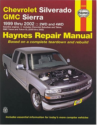 Book cover for Chevrolet Silverado GMC Sierra 1999 Thru 2002