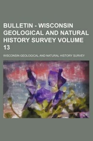 Cover of Bulletin - Wisconsin Geological and Natural History Survey Volume 13