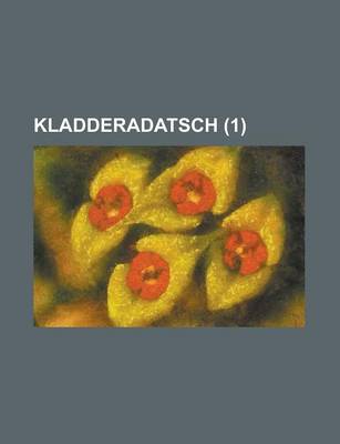 Book cover for Kladderadatsch Volume 1