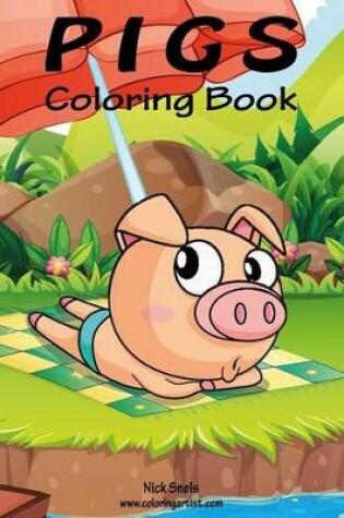 Cover of Pigs Coloring Book 1