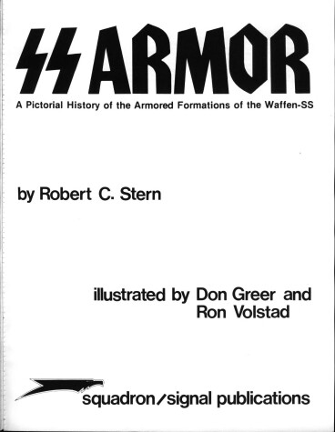 Book cover for SS Armor