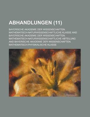 Book cover for Abhandlungen (11 )
