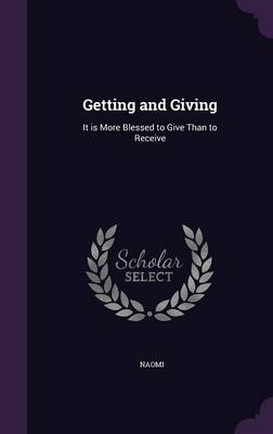 Book cover for Getting and Giving