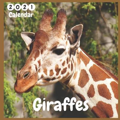 Book cover for Giraffe 2021 Wall Calendar