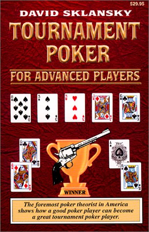 Book cover for Tournament Poker for Advanced Players