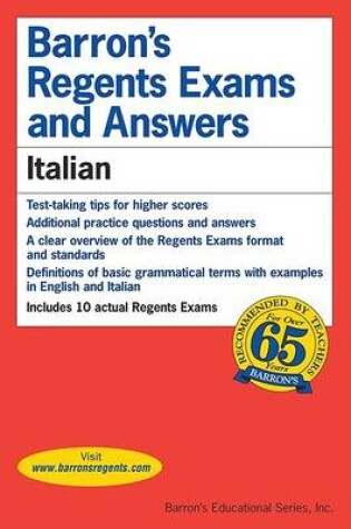 Cover of Barron's Regents Exams and Answers