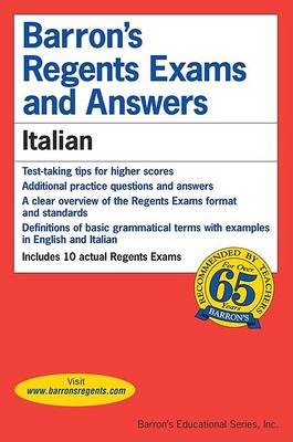 Cover of Barron's Regents Exams and Answers