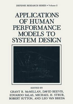 Book cover for Applications of Human Performance Models to System Design