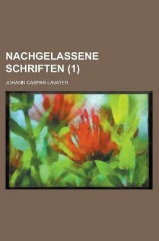 Cover of Nachgelassene Schriften (1)