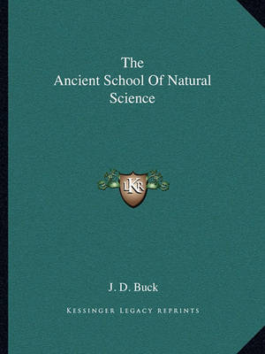 Book cover for The Ancient School of Natural Science