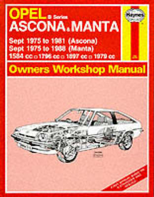 Cover of Opel Ascona and Manta 'B' Series 1975-88 Owner's Workshop Manual