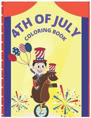 Book cover for 4Th Of July Coloring Book