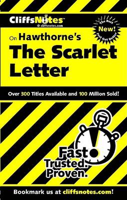 Book cover for Cliffsnotes Hawthorne's the Scarlet Letter