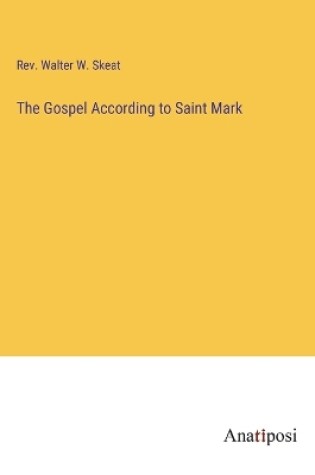 Cover of The Gospel According to Saint Mark