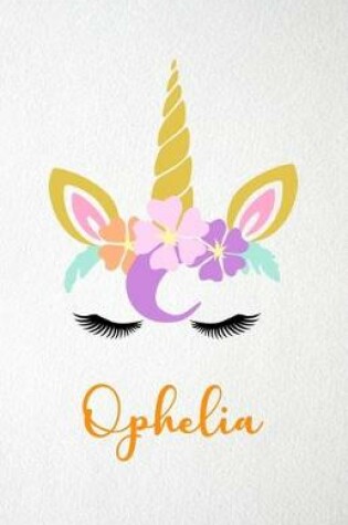 Cover of Ophelia A5 Lined Notebook 110 Pages