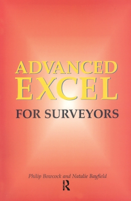 Book cover for Advanced Excel for Surveyors